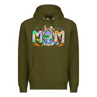 Army Green Easter Day mom Premium Hoodie - Neo Western
