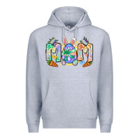 Heather Grey Easter Day mom Premium Hoodie - Neo Western