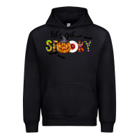 Black Let's Get Spooky Urban Hoodie - CowhideDigitalArt