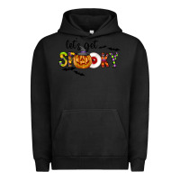 Pigment Black Let's Get Spooky Urban Hoodie - CowhideDigitalArt