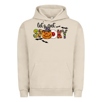 Pigment French Oak Let's Get Spooky Urban Hoodie - CowhideDigitalArt