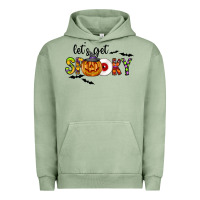 Pigment Oil Green Let's Get Spooky Urban Hoodie - CowhideDigitalArt