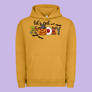 Let's Get Spooky Urban Hoodie Designed By Cowhidedigitalart