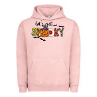 Pigment Salmon Let's Get Spooky Urban Hoodie - CowhideDigitalArt