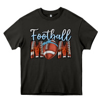 Asphalt Football Mom Heavy Core Tee - CowhideDigitalArt