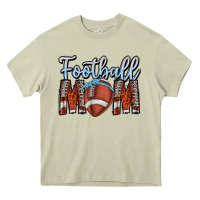 Mossy Football Mom Heavy Core Tee - CowhideDigitalArt