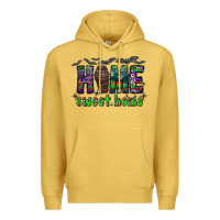 Antique Gold home sweet home Premium Hoodie - CowhideDigitalArt