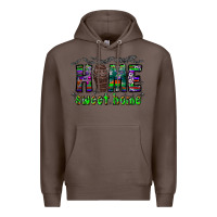 Coffee home sweet home Premium Hoodie - CowhideDigitalArt