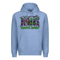 Colony Blue home sweet home Premium Hoodie - CowhideDigitalArt