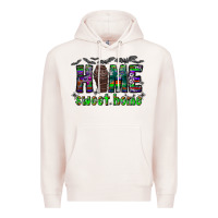 Pale Pink home sweet home Premium Hoodie - CowhideDigitalArt