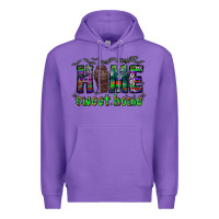 Purple home sweet home Premium Hoodie - CowhideDigitalArt
