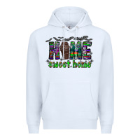 White home sweet home Premium Hoodie - CowhideDigitalArt