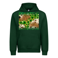 Forest Green St. Patrick's Day shamrock tumbler St. Patricks Urban Hoodie - Neo Western