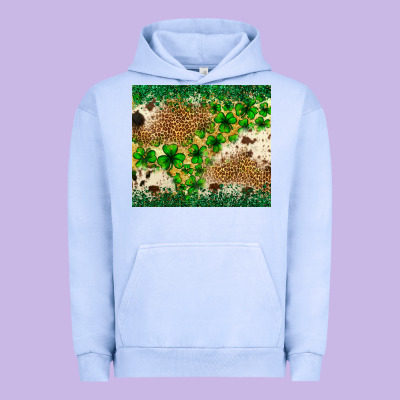 St. Patrick's Day Shamrock Tumbler St. Patricks Urban Hoodie Designed By Neo Western