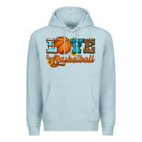 Blue Mist love basketball Premium Hoodie - HRA Design Shop