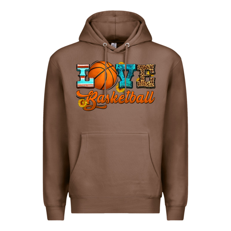 Love Basketball Premium Hoodie by HRA Design Shop | Teevron