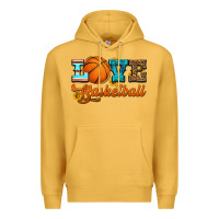 Mustard love basketball Premium Hoodie - HRA Design Shop