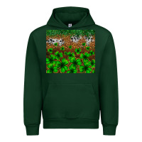 Forest Green St. Patrick's Day leopard cowhide tumbler Urban Hoodie - Neo Western