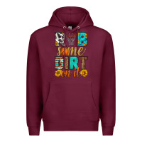 Burgundy rub some dirt on it basketball Premium Hoodie - HRA Design Shop