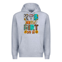 Heather Grey rub some dirt on it basketball Premium Hoodie - HRA Design Shop
