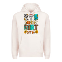 Pale Pink rub some dirt on it basketball Premium Hoodie - HRA Design Shop