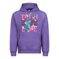 Tulip faith hope love  cross and ribbon Urban Hoodie - HRA Design Shop