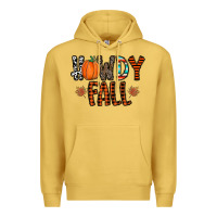 Antique Gold howdy fall Premium Hoodie - CowhideDigitalArt
