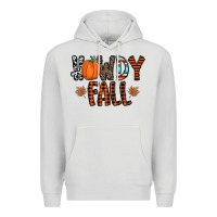 Dove Grey howdy fall Premium Hoodie - CowhideDigitalArt