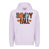Lilac howdy fall Premium Hoodie - CowhideDigitalArt