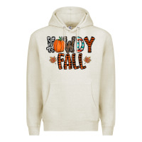 Oatmeal Heather howdy fall Premium Hoodie - CowhideDigitalArt