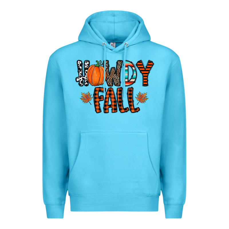 Howdy Fall Premium Hoodie by CowhideDigitalArt | Teevron