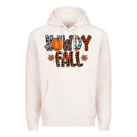 Pale Pink howdy fall Premium Hoodie - CowhideDigitalArt