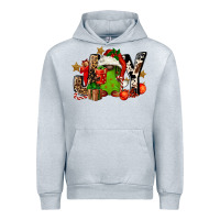 Heather Grey joy afro gnomes Urban Hoodie - FaDigitalArtStudio