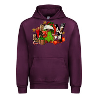 Mauve Wine joy afro gnomes Urban Hoodie - FaDigitalArtStudio