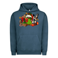Pigment Midnight Navy joy afro gnomes Urban Hoodie - FaDigitalArtStudio