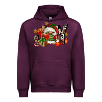 Mauve Wine joy gnomes Urban Hoodie - FaDigitalArtStudio