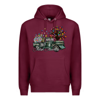 Burgundy autism awareness Premium Hoodie - SublimationCraftShop