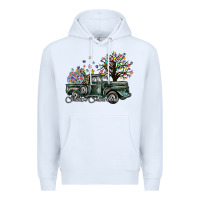 White autism awareness Premium Hoodie - SublimationCraftShop