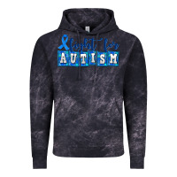 Cloud Black fight for autism Vintage Hoodie - AdoDesignShop
