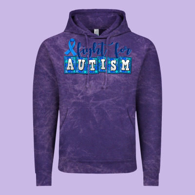 Fight For Autism Vintage Hoodie Designed By Adodesignshop