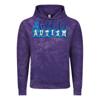 Cloud Purple fight for autism Vintage Hoodie - AdoDesignShop