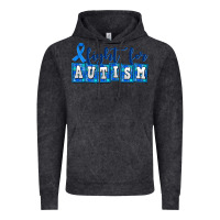 Vintage Black fight for autism Vintage Hoodie - AdoDesignShop