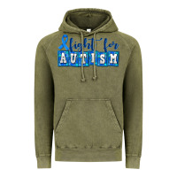 Vintage Olive fight for autism Vintage Hoodie - AdoDesignShop