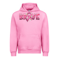 Fuchsia Pink brave with ribbon Urban Hoodie - HRA Design Shop