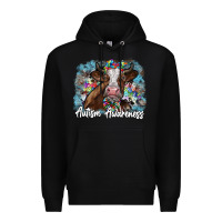 Black autism awareness 2 Premium Hoodie - SublimationCraftShop