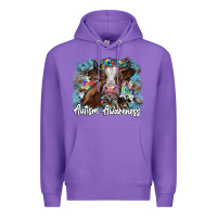 Purple autism awareness 2 Premium Hoodie - SublimationCraftShop