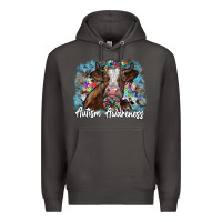 Smoke autism awareness 2 Premium Hoodie - SublimationCraftShop