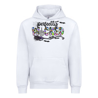 White Perfectly Wicked Urban Hoodie - CowhideDigitalArt