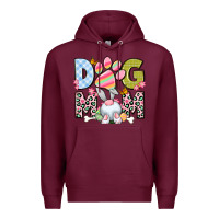 Burgundy Easter Dog Mom Easter Day Premium Hoodie - Neo Western