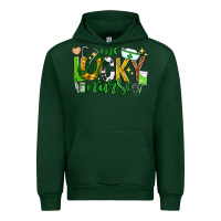 Forest Green st patricks day one lucky nurse Urban Hoodie - Neo Western